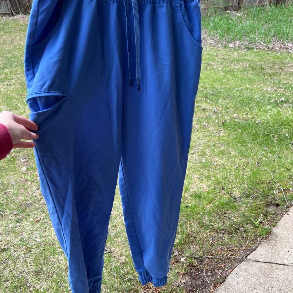 Women’s Jaanuu Ceil Blue Scrub Pants